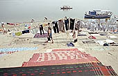 Varanasi - Dhobi Ghat, alive with the sound of dhobi (laundrymen) 